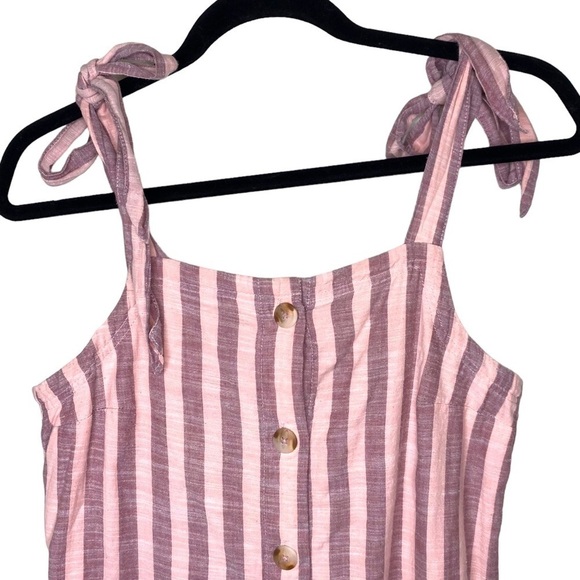 Ichi Womens Tulle Button Down Midi Dress - Picture 2 of 10